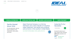 Desktop Screenshot of idealchemical.com